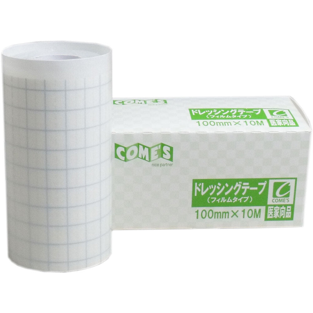 医家向品 ドレッシングテープ フィルムタイプ 100mm×10M×1巻 1 個