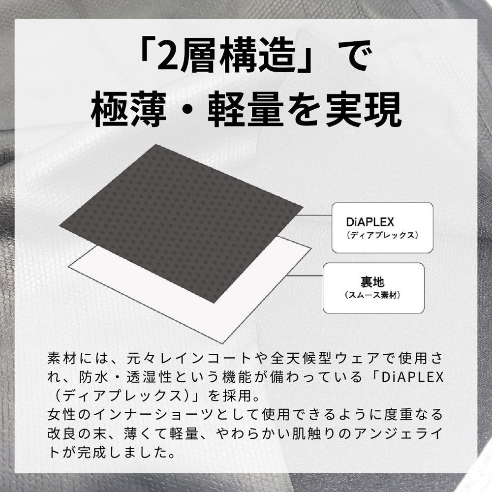 Angelite(アンジェライト) 機能性インナーショーツ ボクサータイプ ブラック XLサイズ 1枚入 1 個