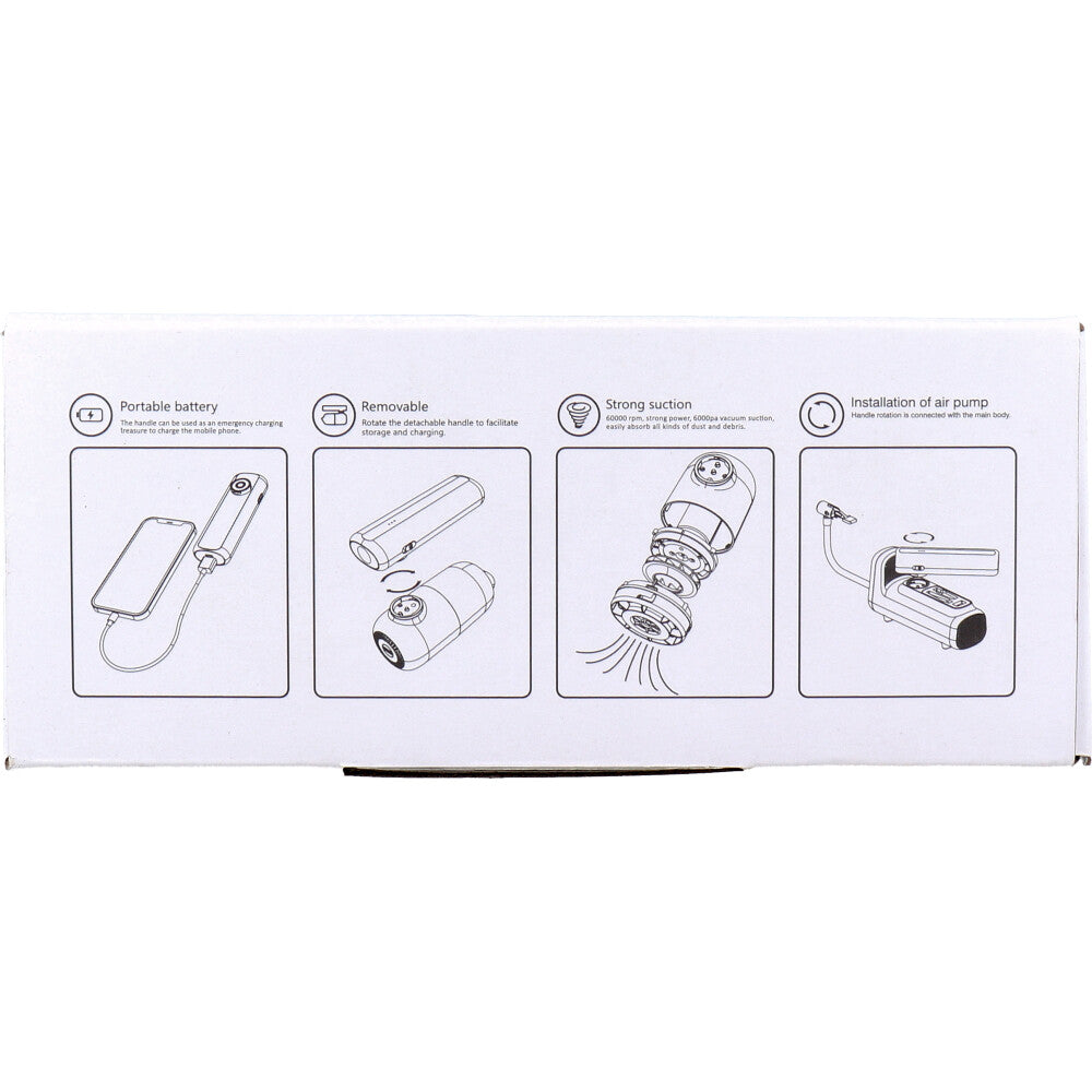 多機能エアーコンプレッサー＆クリーナー FT-TCC-001 1 個