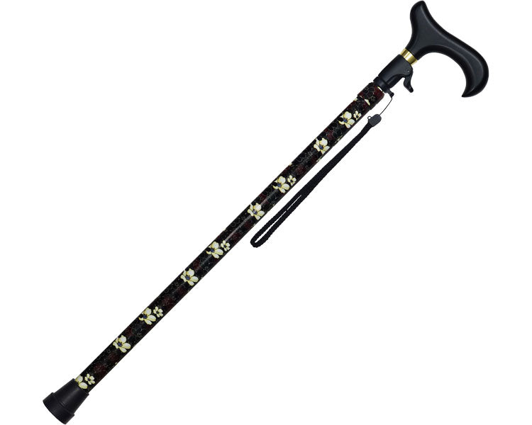 無段階伸縮ステッキ / 77-F2　花柄シック　1 本