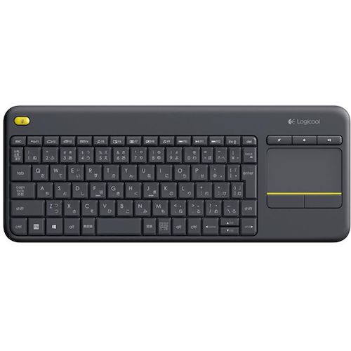 Ｌｏｇｉｃｏｏｌ　ワイヤレス　タッチキーボード　ｋ４００　Ｐｌｕｓ　ブラック　K400PBK　1 個