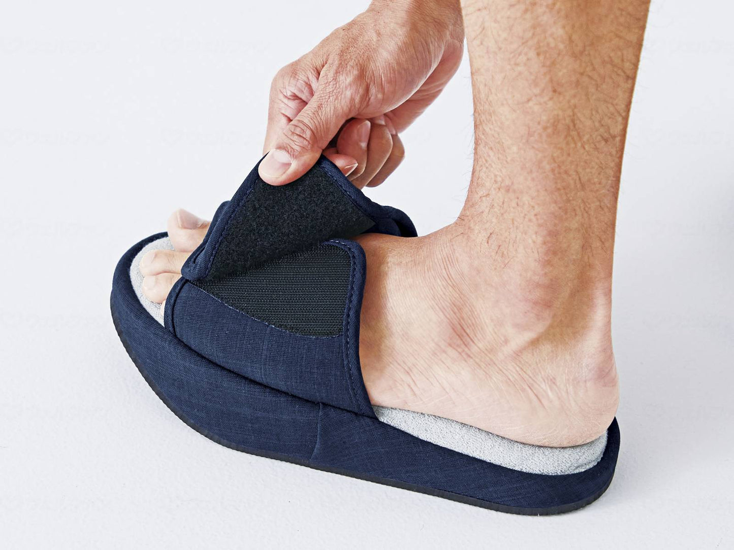 Cojit Anti-Loosening Slipper Kyukyuppa Navy 25.0-27.0cm