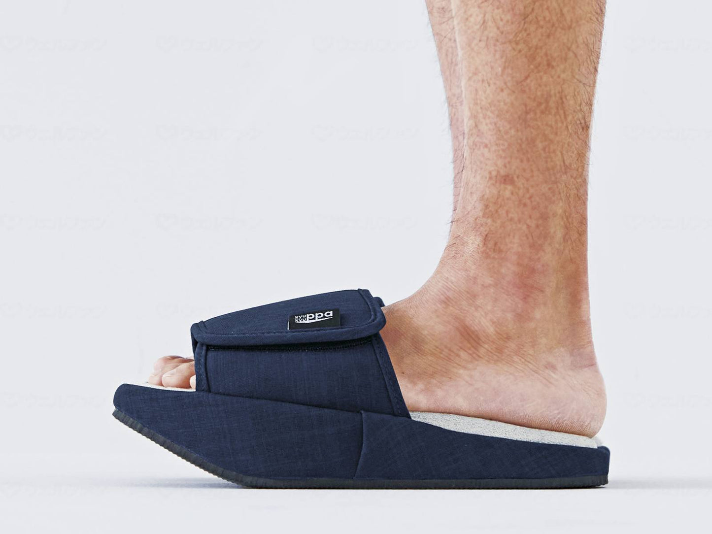 Cojit Anti-Loosening Slipper Kyukyuppa Navy 25.0-27.0cm