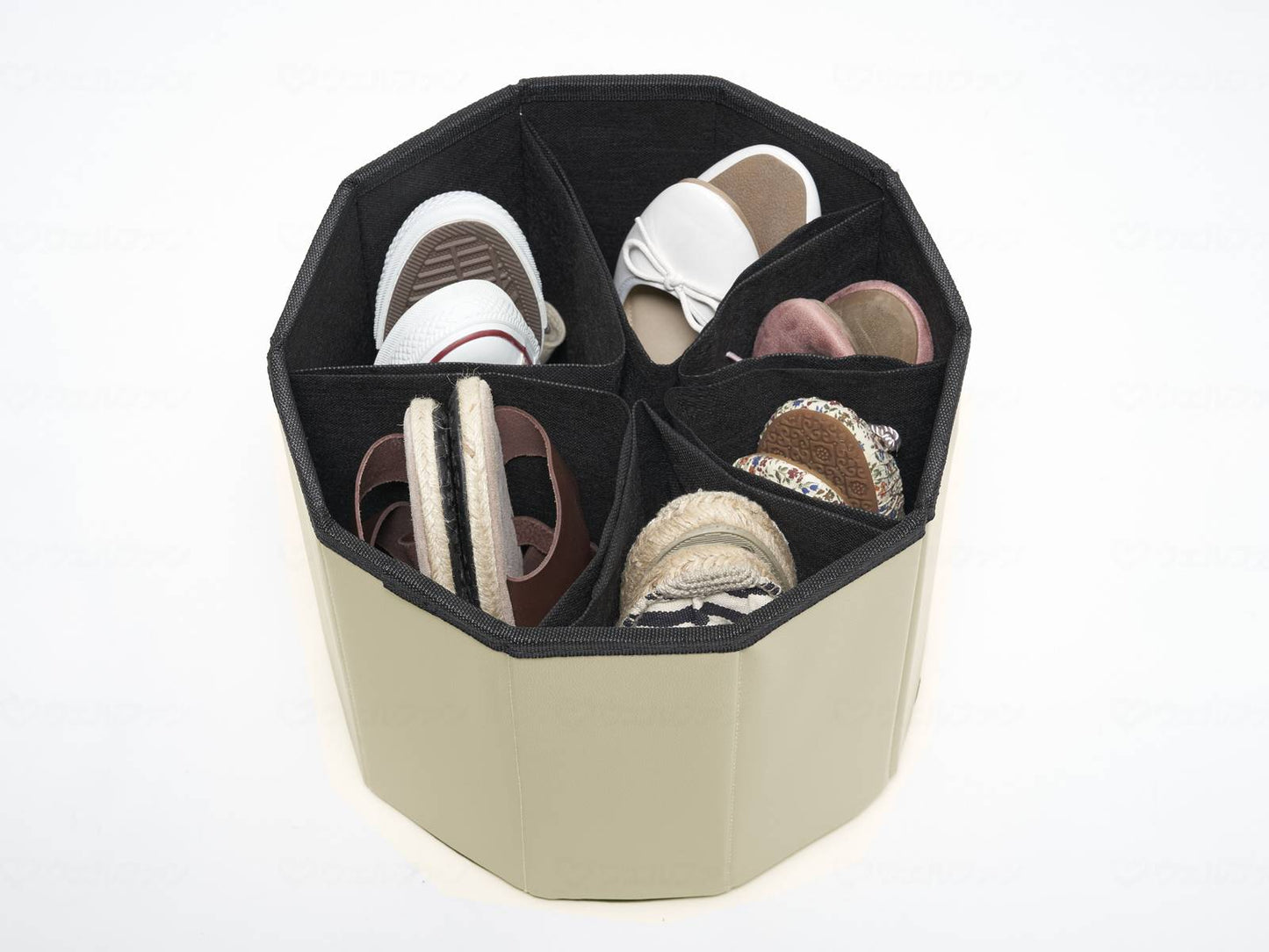 Cojit Sorting Shoe Storage, Ivory