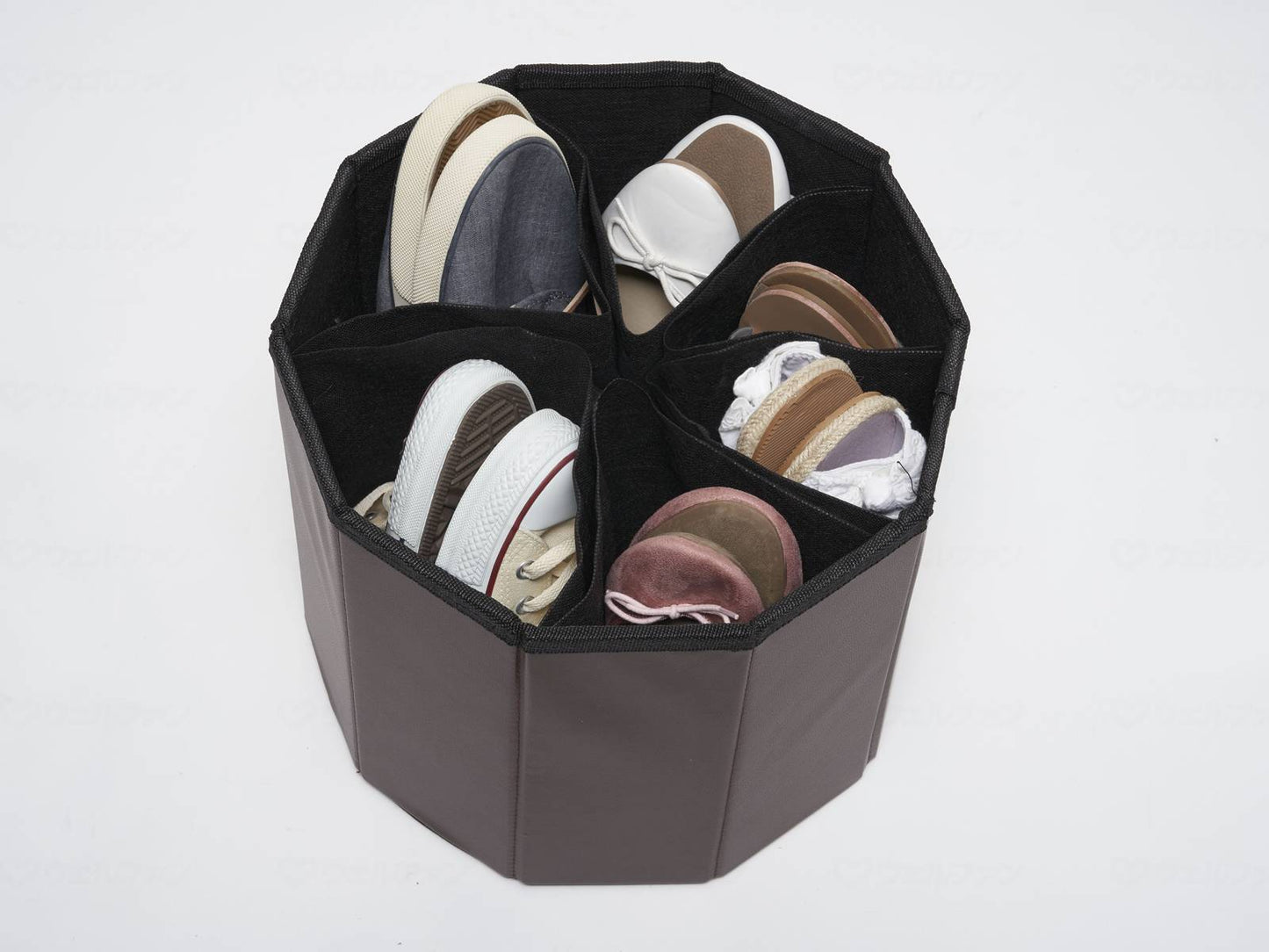 Cojit Sorting Shoe Storage, Brown