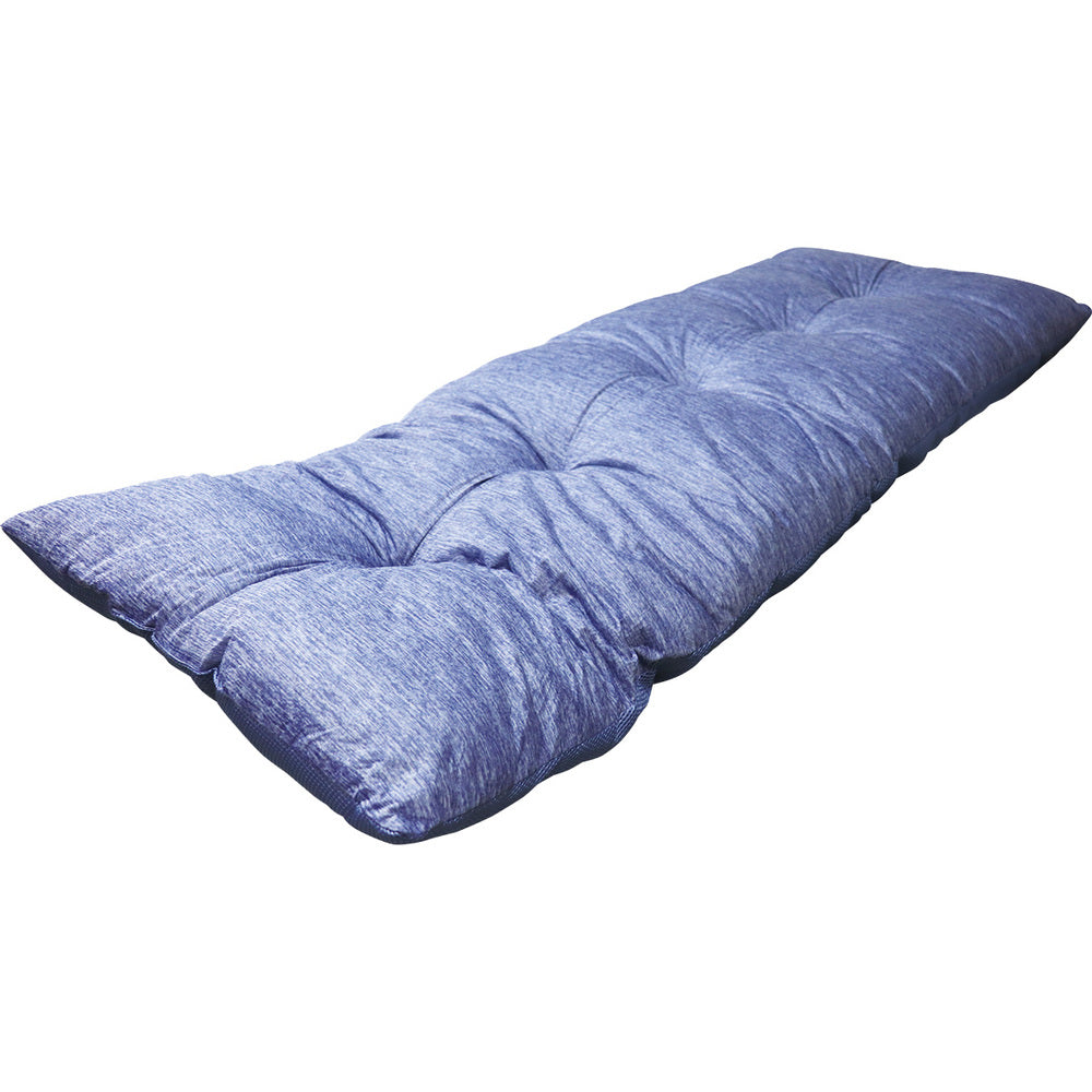 [シーズン終売]冷感 長座布団 ロング ネイビー 約63X170cm 1 個