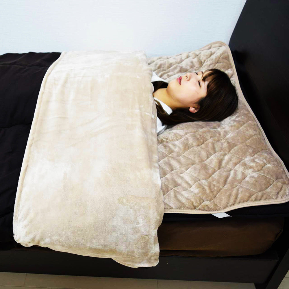 [シーズン終売]静電気防止機能付 フランネル衿カバー シングルサイズ ベージュ 約45×150cm 1 個