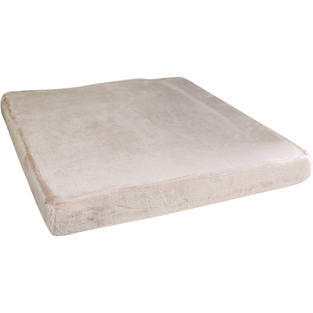 [シーズン終売]低反発シートクッション(座布団) ベージュ 約40×40×4cm 1 個
