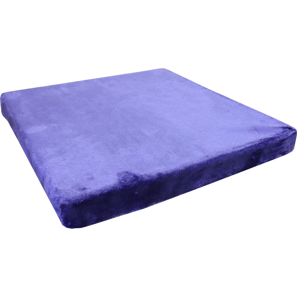 Low-resilience &amp; high-resilience double function seat cushion (zabuton) approx. 40 x 40 x 4cm navy blue 1 piece