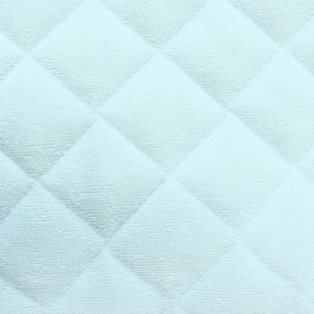 [Outlet] Waterproof mattress pad, single, 100 x 205 cm, blue, 1 piece