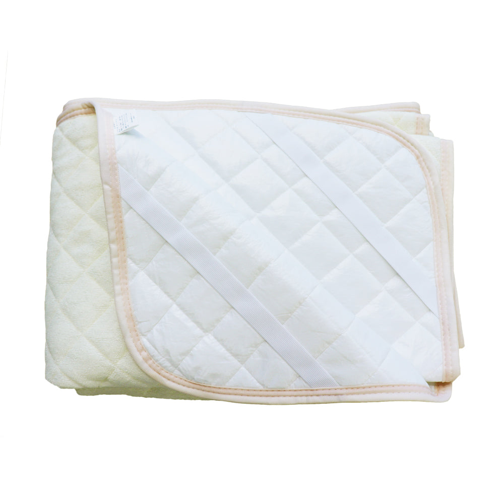 [Outlet] Waterproof mattress pad, single, 100 x 205 cm, beige, 1 piece