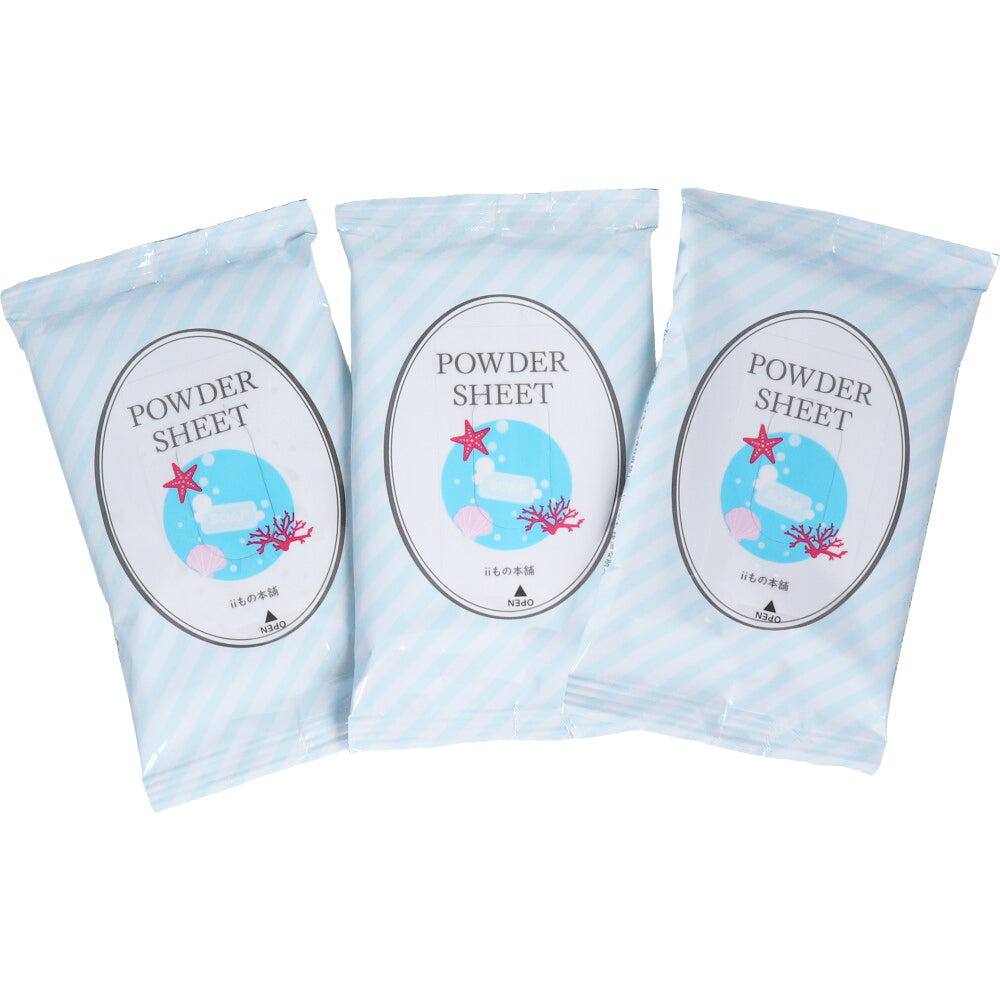 さらさらパウダーシート シーソープの香り 携帯用 10枚×3個入 1 個