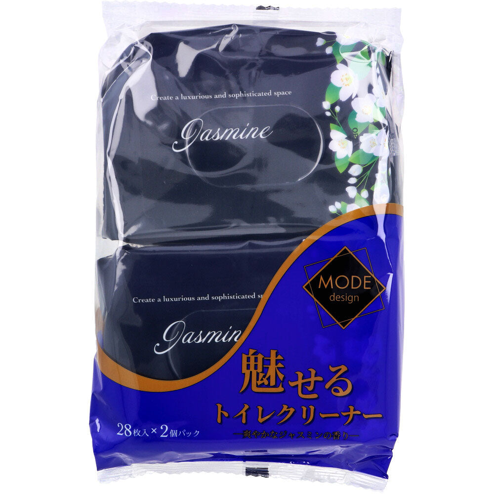 Attractive Toilet Cleaner Jasmine Scent 28 sheets x 2 packs 1 unit