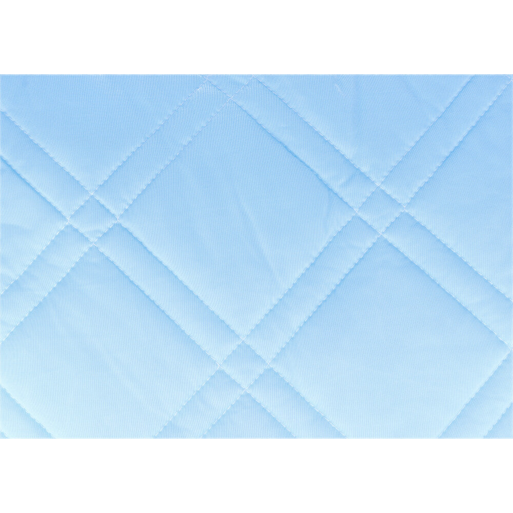 接触冷感 敷きパッド セミダブル サックス 約120×200cm 1 個