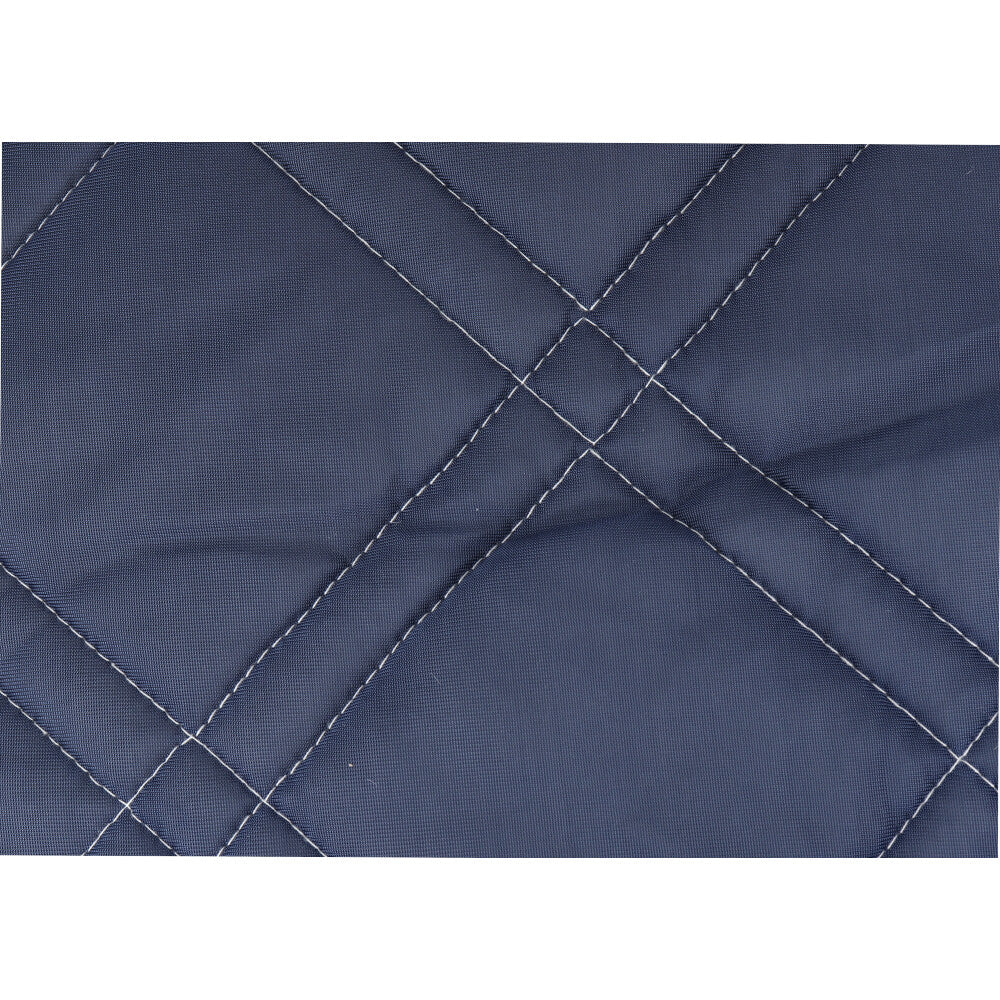 接触冷感 敷きパッド ダブル ネイビー 約140×200cm 1 個