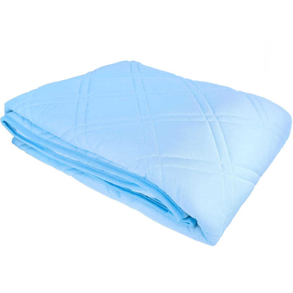 接触冷感 敷きパッド ダブル サックス 約140×200cm 1 個