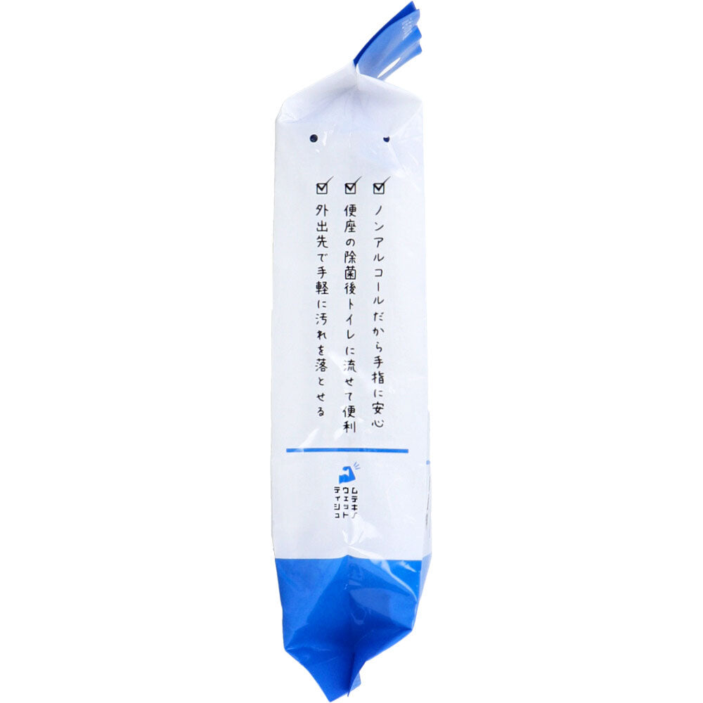 무테키노웨트티슈 논알코올 타입 10장입×3개 팩 1개