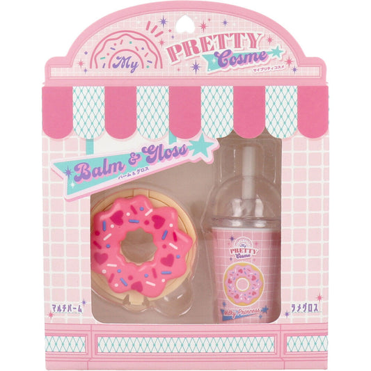 My Pretty Cosmetics Pink Set Balm &amp; Gloss 1 set 1 piece