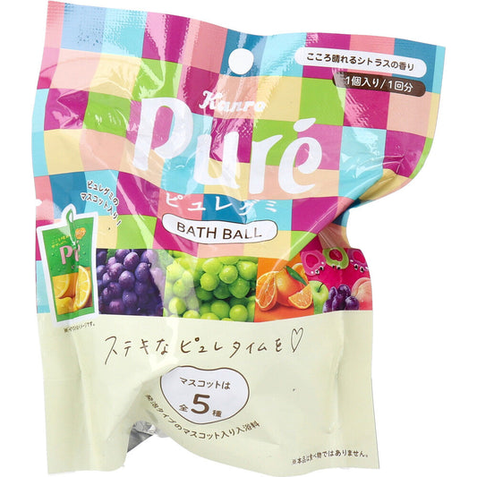 【アウトレット】ピュレグミ バスボール シトラスの香り 70g 1回分 1 個