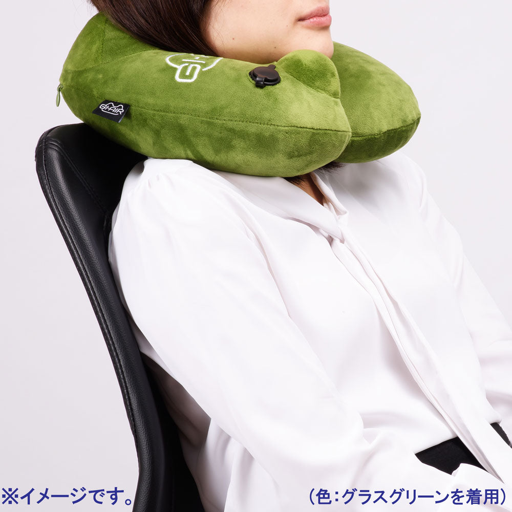 GI-AIR ポンプ式ネックピロー オータムオレンジ NHC-017 1個入 1 個