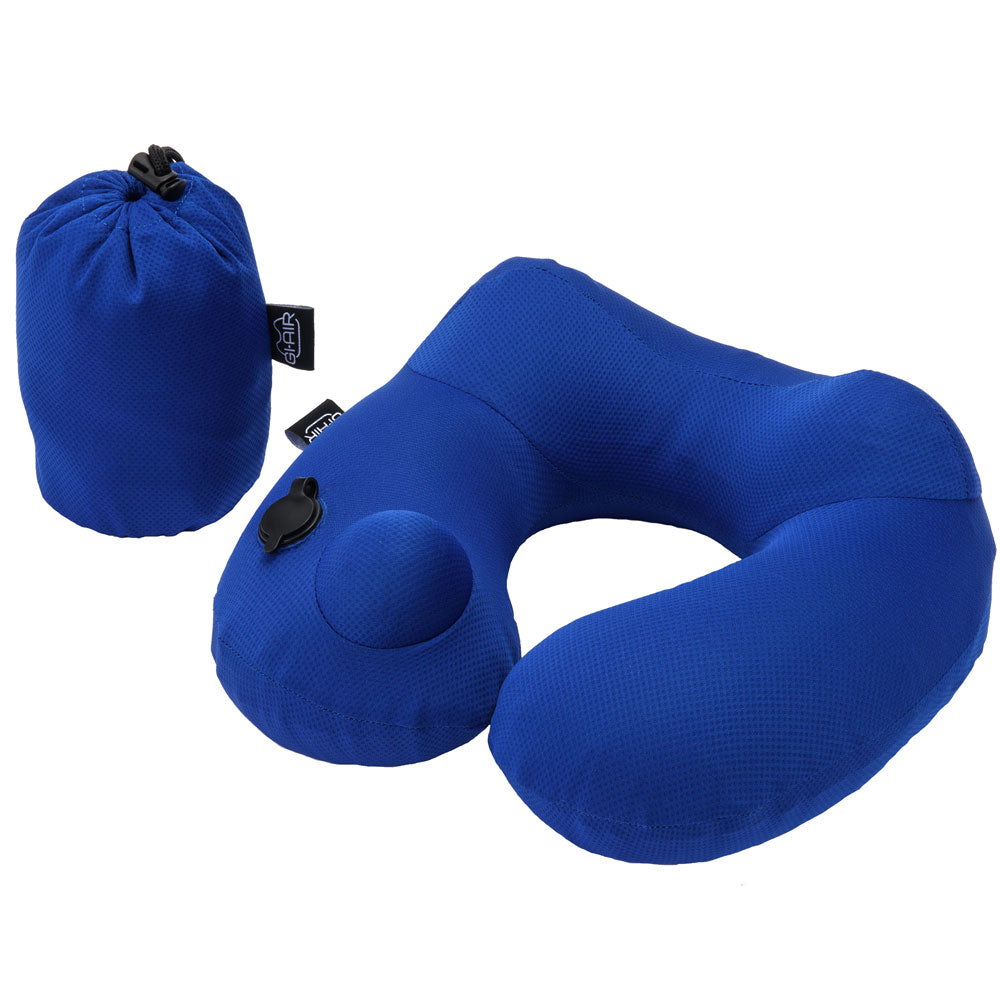 GI-AIR DRY-C ポンプ式ネックピロー ロイヤルブルー NHC-039 1個入 1 個
