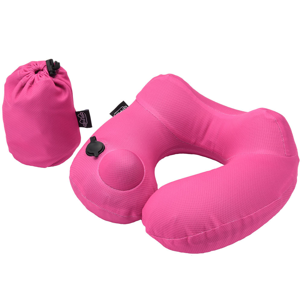 GI-AIR DRY-C 펌프식 넥 베개 파인 핑크 NHC-040 1개입 1개