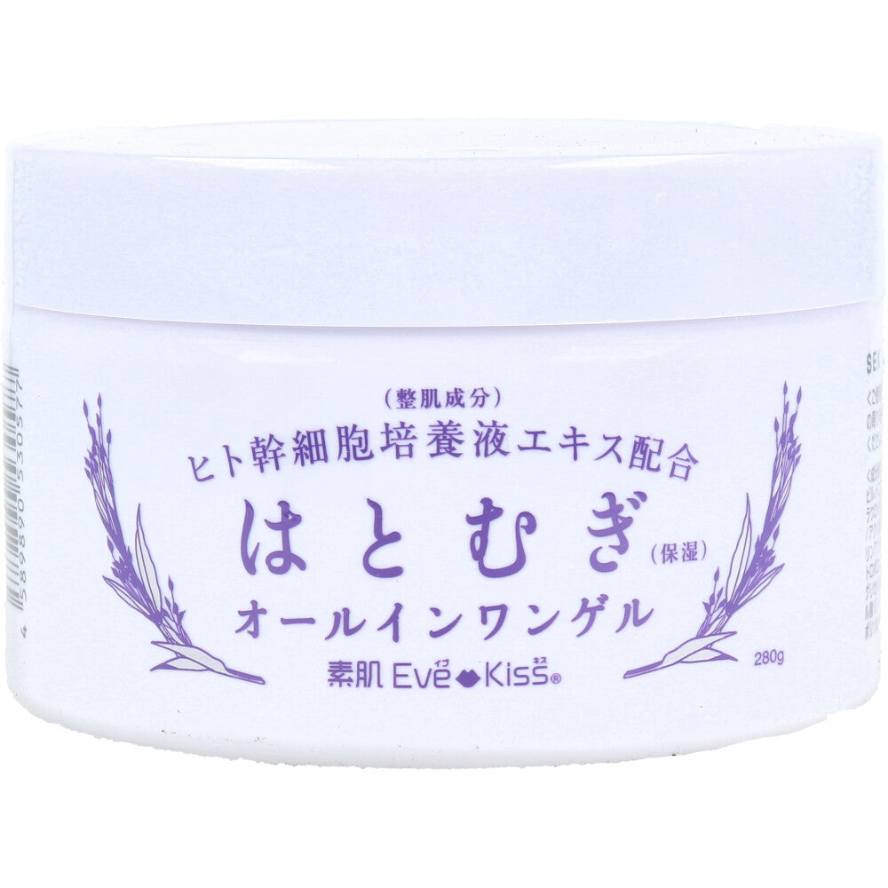 Eve Kiss Barley All-in-One Gel with Human Stem Cell Culture Extract 280g 1 piece