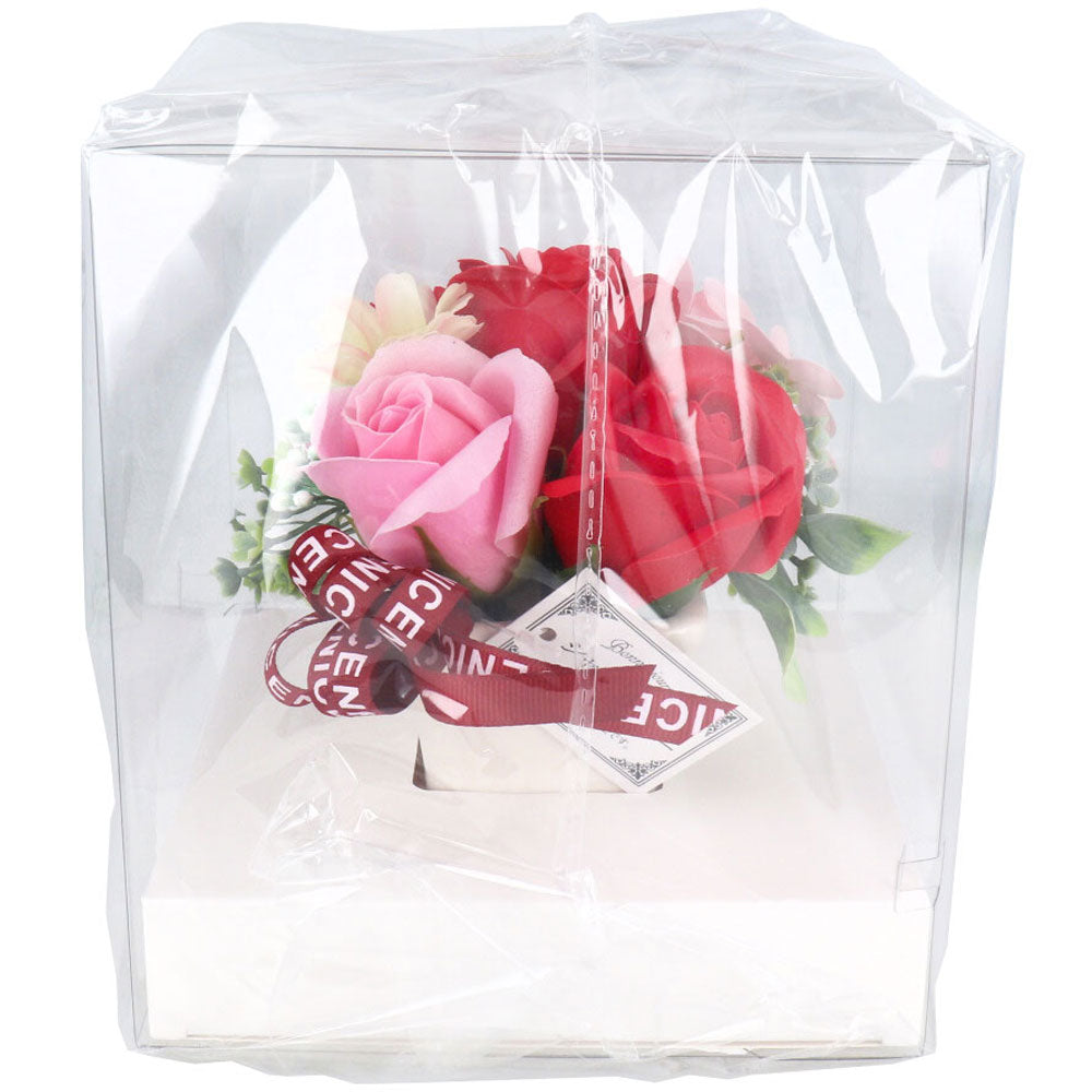 シャボンフラワー S-165 レッド 1 個