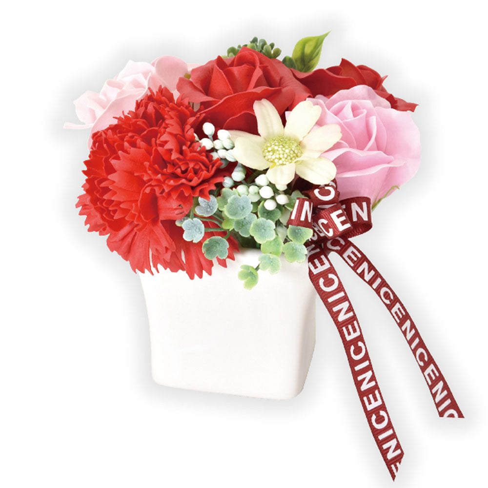 シャボンフラワー S-165 レッド 1 個