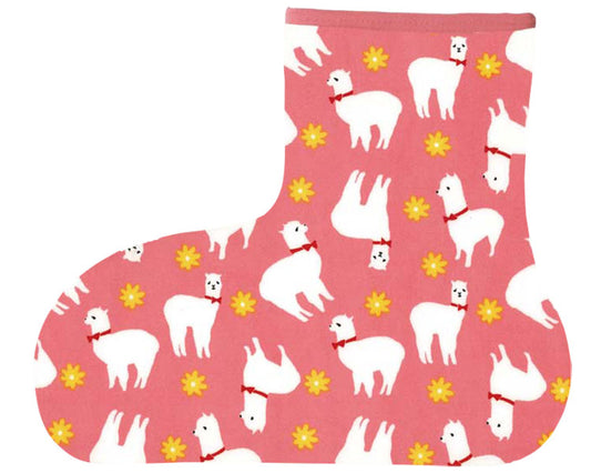 Warm socks ankle / 2003947-01 Alpaca &amp; Flower 1 pair