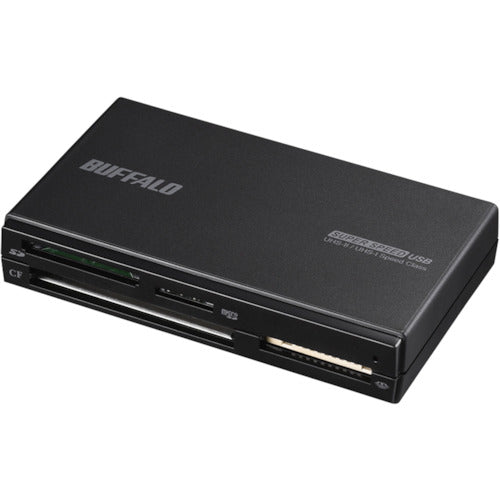 ＢＡＦＦＡＬＯ　ＵＨＳ−ＩＩ対応　ＵＳＢ３．０　マルチカードリーダー　ブラック　BSCR700U3BK　1 個