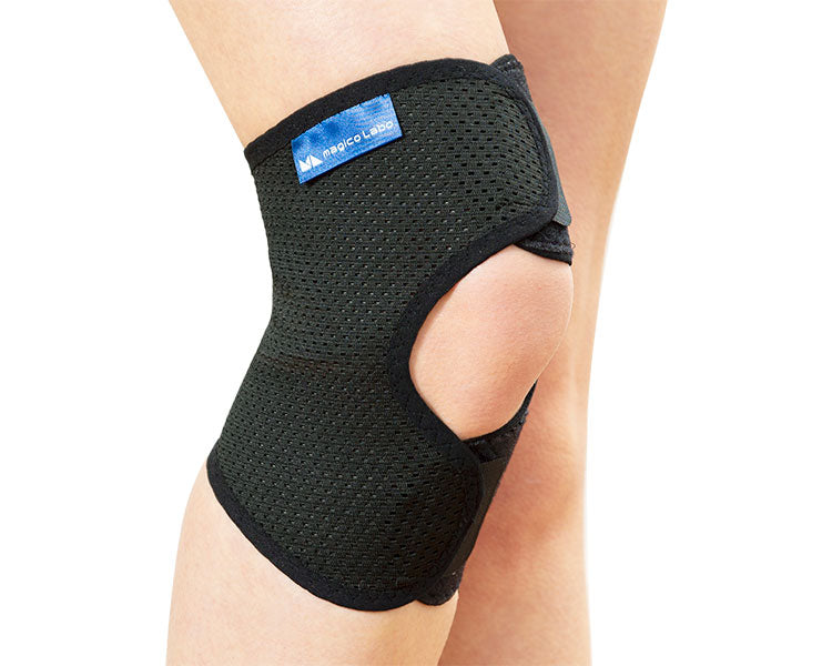 magico Labo(마지코라보) 무릎 서포터 확실히 피트 1장입 / 블랙 L-LL 1개