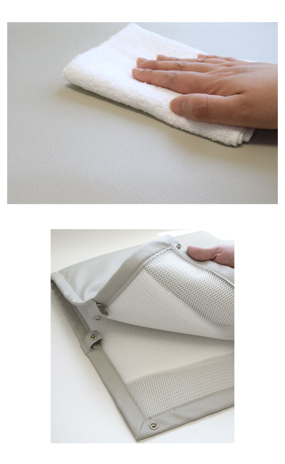 サイドレールクッションカバー（L字用） / 0102　グレー　1 枚