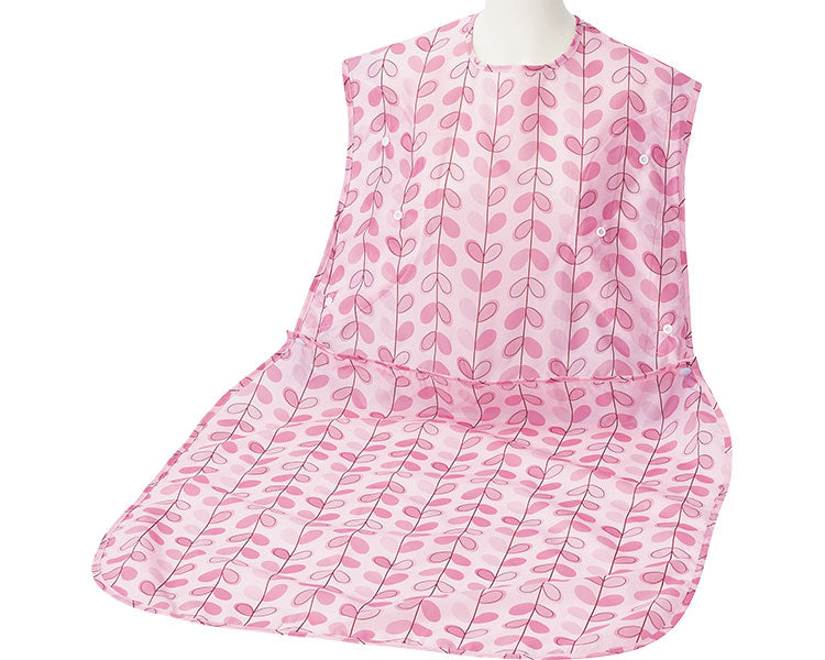 ウィズエール　食事用エプロン　ポケットタイプ / 039-120110-00　リーフピンク　1 枚