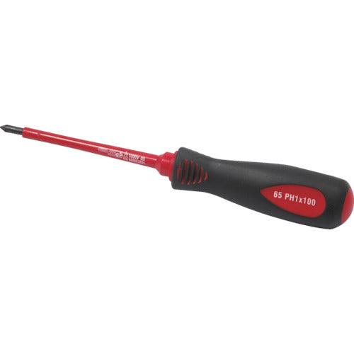 Tech-EV Insulated Driver Screwdriver +1 x 100mm OLC636210A 1 piece