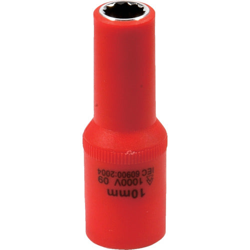 Tech-EV Insulated Tool Socket 3/8 10mm OLC652010A 1 piece