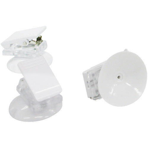 Kyoei Plastic Suction Cup Clips, Pack of 30, White, P-20Q-30-W, 1 piece