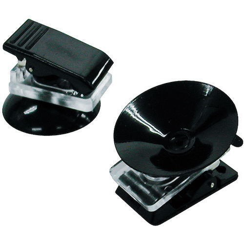 Kyoei Plastic Suction Cup Clips, Pack of 30, Black, P-20Q-30-BL, 1 piece