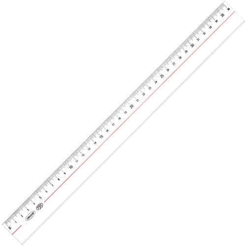 共栄プラスチック　メタクリル直線定規　３６ｃｍ　A-2536　1 本