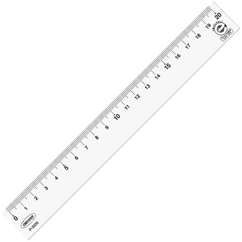 Kyoei Plastic R-PET straight ruler 20cm P-2020 1 piece
