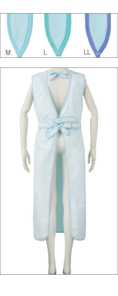 ウィズエール　入浴介助エプロン / 039-123010-00　L　緑色　1 枚