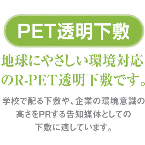 Kyoei Plastic PET Transparent Underlay A4 P-1307 1 sheet