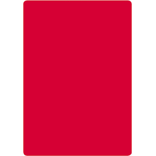 Kyoei Plastic Colored Transparent Writing Pad A4 Red NO.1377-R 1 Sheet