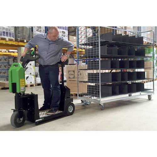 Movexx 승차형 컴팩트 충전식 견인차 T-1000 플랫폼(고내용/본체만) T1000PN-A 1대