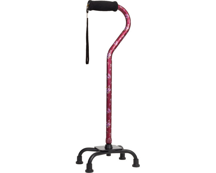 알루미늄 4점 지팡이 / WB5148 꽃 와인 1개