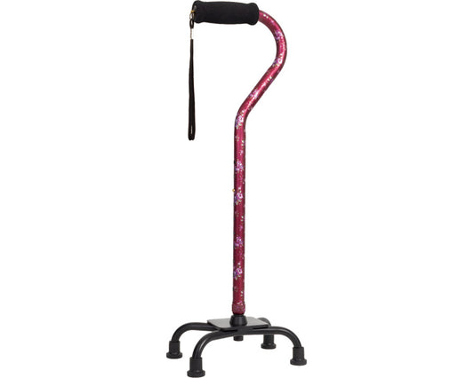 アルミ四点杖 / WB5148　花ワイン　1 本