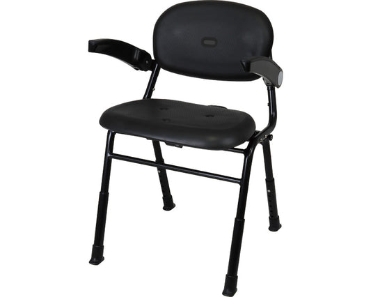 ユニプラス　ミドルシャワーチェア / BSU15　ブラック　1 台