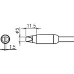 GUT Replacement Soldering Tip (RX-8 Series) RX-85HRT-5D 1 pc