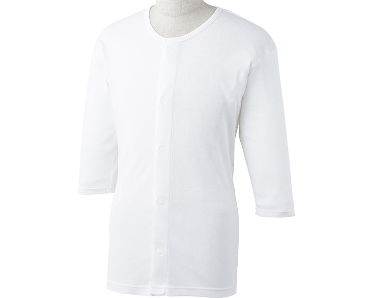 ウィズエール　ワンタッチ肌着　八分袖　紳士 / 039-122100-00　M　1 枚