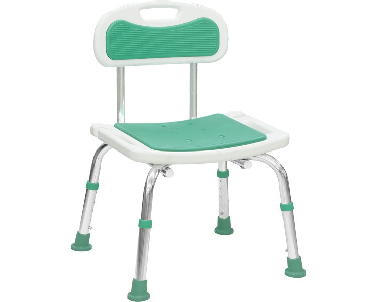 Shower chair Rakuyu STS with backrest / 7234 Light green 1 unit
